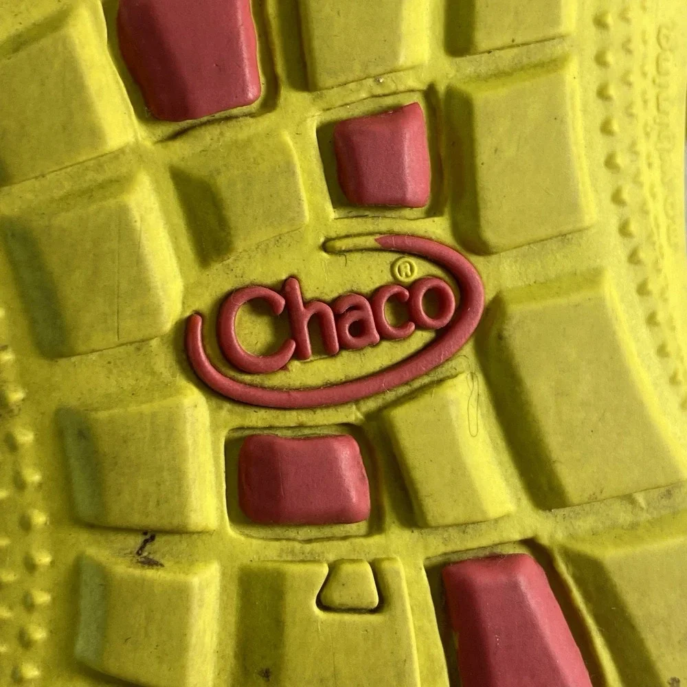Chaco ZX1 Sandals Kids 5 Multi Crest Citrus Ecotread DoubleStrap Outdoor Hiking